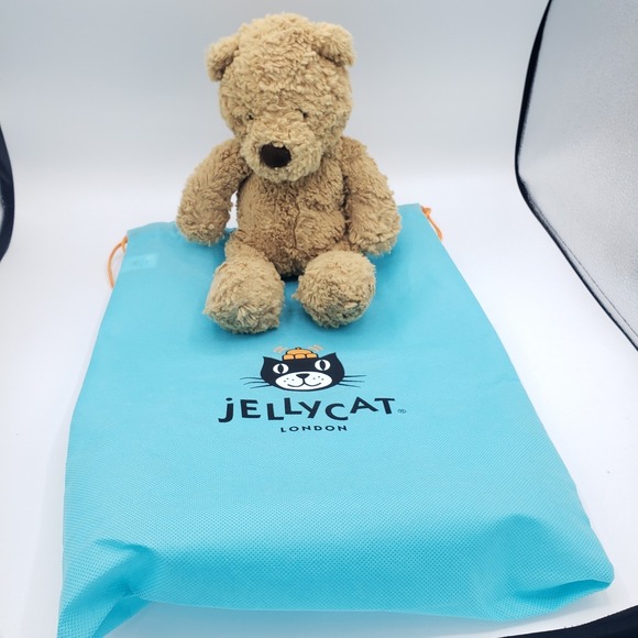 Jellycat Other - Jellycat London Bumbly Bear Small Brown Soft Jelly Cat Plush